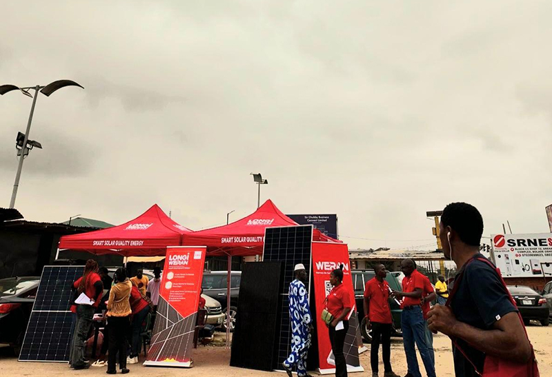 WERAN Solaris arenam Market Activation in Lacupolis, Nigeria