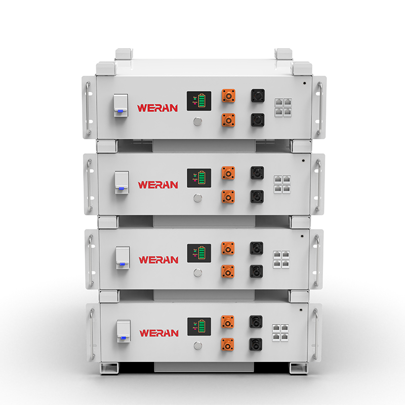WERAN WRL-48100RW 51.2V 100Ah LiFePO4 Rack Pugna (5.12kWh) – 8000 Cycles, CAN/RS485, Stackable Domus ESS
