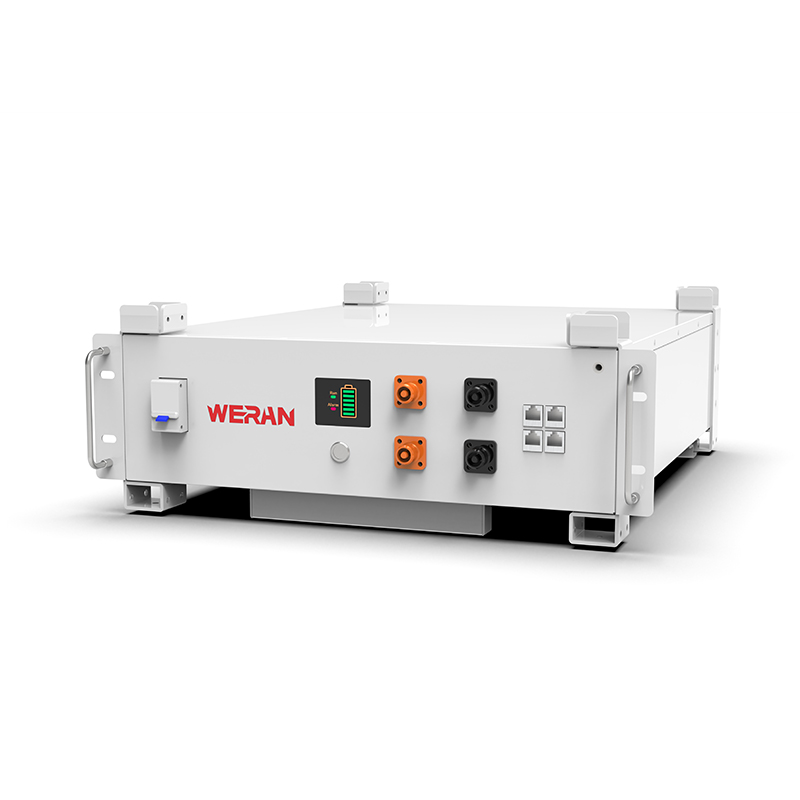 WERAN WRL-48100RW 51.2V 100Ah LiFePO4 Rack Pugna (5.12kWh) – 8000 Cycles, CAN/RS485, Stackable Domus ESS
